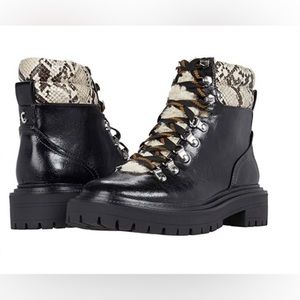 ‼️SALE‼️Circus by Sam Edelman| Flora Shearling Lace Up Boot| Sz 10|EUC|Leather